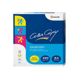 Carta Color Copy - A4 - 220 gr - bianco - Mondi - conf. 250 fogli