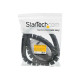 StarTech.com Guaina di gestione cavi da 1,5 m - A spirale - Diametro 45 mm - Kit di protezione cavi - nero - 1.5 m