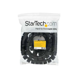StarTech.com Guaina di gestione cavi da 2,5 m - A spirale - Diametro 45 mm (CMSCOILED4) - Kit di protezione cavi - nero - 2.5 m