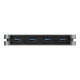 StarTech.com Hub USB 3.0 a 4 porte da USB-A a 4x USB-A - 5Gbps portatile - USB alimentato via bus con cavo integrato 28cm (HB30