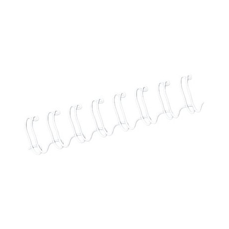 Fellowes - 12 mm - 297 mm - 34 anelli - A4 (210 x 297 mm) - 100 fogli - bianco - 100 pezzi filo per rilegatura - per Fellowes G