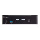 StarTech.com KVM Switch HDMI a 2 porte - Monitor singolo 4K 60Hz Ultra HD HDR - Switch KVM HDMI 2.0 per PC con 2 porte USB 3.0 