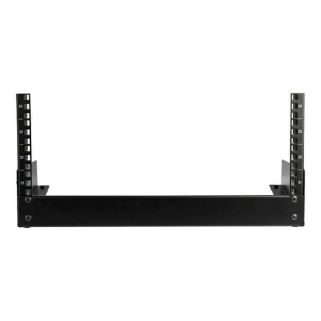 StarTech.com Rack desktop aperto 4U - Rack a 2 montanti autoportante per apparecchiature di rete fino a 30 kg (RK4OD) - Rack a 