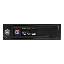 StarTech.com Rack portatile trayless funzione hot-swap da 5,25" per dischi rigidi da 3,5" - Rack mobile per unità di memorizzaz