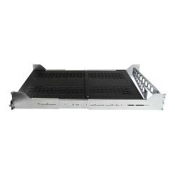 StarTech.com Ripiano Scorrevole Ventilato 2U con Sistema Gestione Cavi - Mensola a Profondita Regolabile per Rack o Armadi - 22