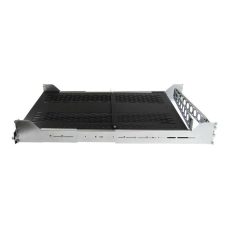 StarTech.com Ripiano Scorrevole Ventilato 2U con Sistema Gestione Cavi - Mensola a Profondita Regolabile per Rack o Armadi - 22