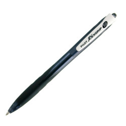 Penna a sfera a scatto Rexgrip - punta 1,0mm - nero - Pilot