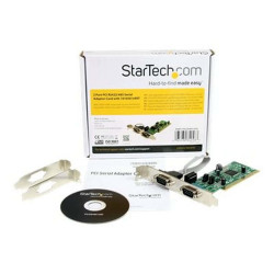 StarTech.com Scheda adattatore seriale PCI RS-422/485 a 2 porte con 161050 UART - Scheda seriale - PCI-X - RS-422/485 x 2