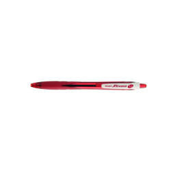 Penna a sfera a scatto Rexgrip - punta 1,0mm - rosso - Pilot
