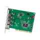 StarTech.com Scheda Pci con 7 porte USB 2.0 ad high speed - Adattatore USB - PCI - USB, USB 2.0 - 7 porte