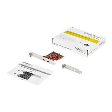 StarTech.com Scheda PCIe a 2 porte USB 3.1 Gen 2 10Gbps - PCIe Gen 3 x4 - ASM3142 Chipset - Scheda PCI Express USB Tipo C (PEXU