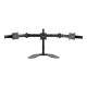 StarTech.com Supporto / Braccio Articolabile per triplo Monitor in Acciaio fino a 27" - Stand per 3x Schermi VESA - Supporto (c