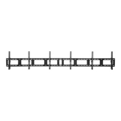 StarTech.com Supporto da Parete per Schermo Triplo - Supporto VESA - Braccio Menú Panoramico - Schermo da 40" a 50" - Inclinabi
