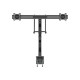 StarTech.com Supporto per doppio monitor - Regolazione altezza sincronizzata - Morsetto per monitor VESA da 17 "a 32" (ARMSLMBA