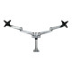 StarTech.com Supporto per Doppio Monitor fino a 27" da Scrivania - Articolabile e Montabile via foro passacavo VESA (ARMDUALPS)