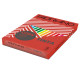 Carta Fabriano Colore - A3 - 80 gr - colori forti rosso - Fabriano - conf. 250 fogli