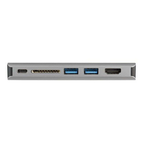 StarTech.com USB C Multiport Adapter, USB-C Mini Travel Dock with 4K HDMI or 1080p VGA, 3x USB 3.0 Hub, SD, GbE, Audio, 100W PD