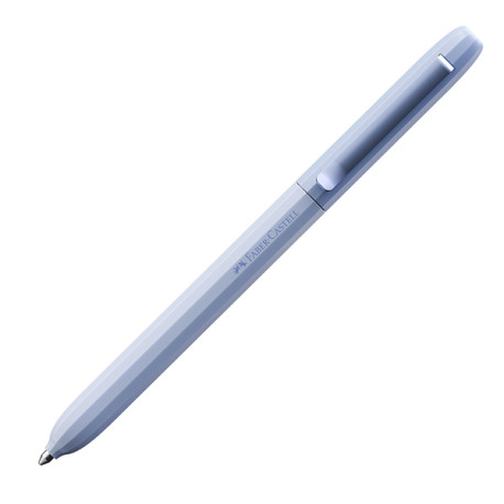 Penna a sfera Avori - punta M - fusto azzurro - Faber-Castell
