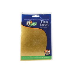 Tico Export - Etichetta autoadesvia - per 48 x 18 mm - oro (pacchetto di 180)