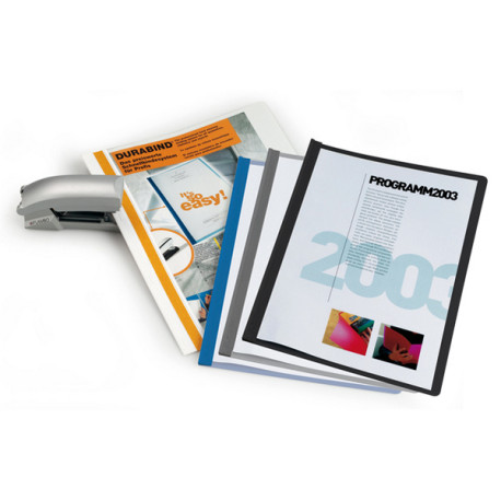 Cartellina per rilegatura Durabind - PVC - 21 x 29,7 cm - azzurro - Durable