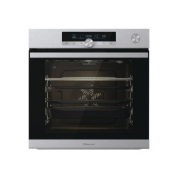 Hisense Essential BSA66334AX - Forno - con funzione a vapore - da incasso - nicchia - larghezza: 56 cm - prof. 55 cm - altezza: