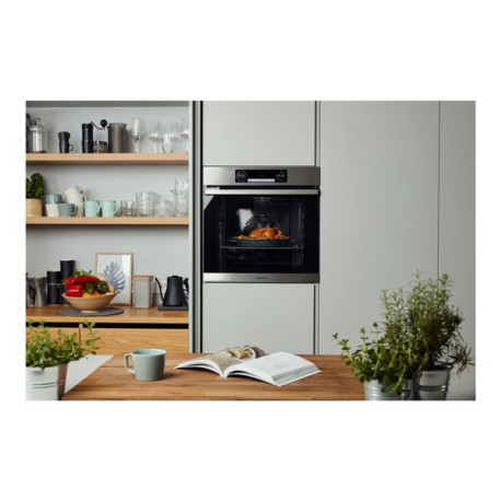 Hisense Essential BSA66334PG - Forno - con funzione a vapore - da incasso - nicchia - larghezza: 56 cm - prof. 55 cm - altezza: