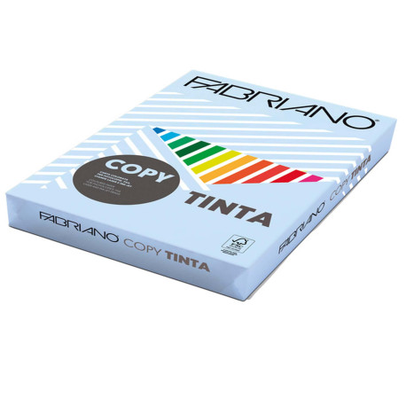 Carta Fabriano Colore - A4 - 160 gr - colori tenui celeste - Fabriano - conf. 250 fogli