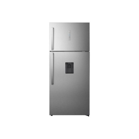 Hisense RT728N4WCE - Frigorifero/congelatore - freezer superiore con distributore acqua - larghezza: 79.4 cm - prof. 67.5 cm - 