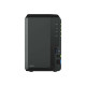 Synology Disk Station DS223 - Server NAS - 2 alloggiamenti - SATA 6Gb/s - RAID 0, 1, JBOD - RAM 2 GB - Gigabit Ethernet - iSCSI