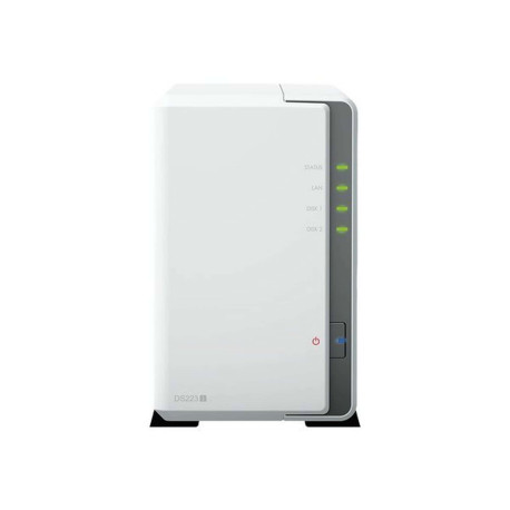 Synology Disk Station DS223J - Server NAS - SATA 6Gb/s - RAID RAID 0, 1, JBOD - RAM 1 GB - Gigabit Ethernet - iSCSI supporto