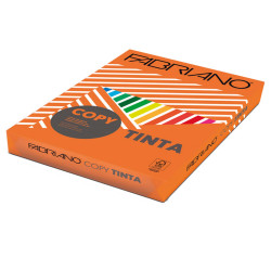 Carta Fabriano Colore - A4 - 80 gr - colori forti aragosta - Fabriano - conf. 500 fogli