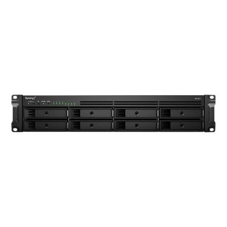 Synology RackStation RS1221+ - Server NAS - 8 alloggiamenti - montabile in rack - SATA 6Gb/s - RAID 0, 1, 5, 6, 10, JBOD - RAM 
