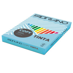 Carta Fabriano Colore - A4 - 80 gr - colori forti cielo - Fabriano - conf. 500 fogli
