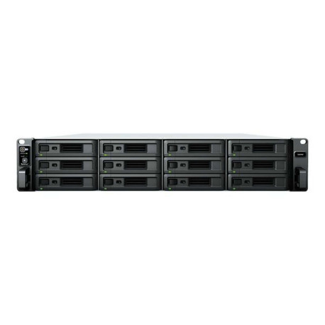 Synology SA6400 - Server NAS - 12 alloggiamenti - montabile in rack - RAID 0, 1, 5, 6, 10, JBOD, RAID F1 - RAM 32 GB - Gigabit 