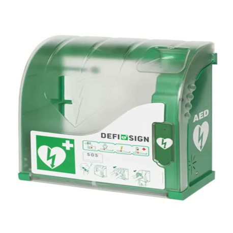 Teca per Defibrillatore da Esterno DefiSign AVIA 200 DS-200 Riscaldato e Ventilato colore Verde DAE