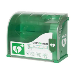 Teca per Defibrillatore da Interno DefiSign AVIA 100 DS-100 Universale con Allarme colore Verde DAE
