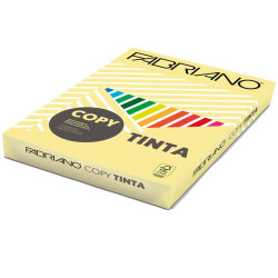 Carta Fabriano Colore - A4 - 80 gr - colori tenui banana - Fabriano - conf. 500 fogli