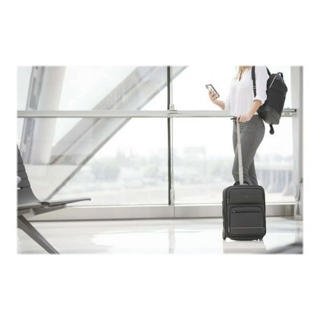 Targus CitySmart Compact Under-Seat Roller - Verticale - grigio, nero - 12" - 15.6"