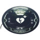 Teca da Esterno per Defibrillatore Rotaid Solid Plus Heat LED con Illuminazione e Allarme DAE