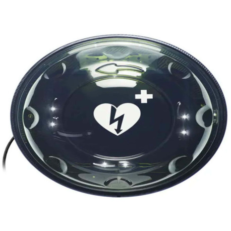 Teca da Esterno per Defibrillatore Rotaid Solid Plus Heat LED con Illuminazione e Allarme DAE