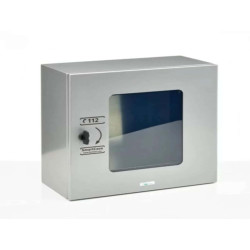 Teca da Interno SixCase per Defibrillatori Universale con Allarme colore Grigio DAE