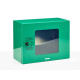 Teca da Interno SixCase per Defibrillatori Universale con Allarme colore Verde DAE