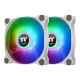 Thermaltake Pure Duo 12 ARGB Sync Radiator Fan - Ventilatore per cabinet - 120 mm - bianco (pacchetto di 2)