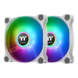 Thermaltake Pure Duo 14 ARGB Sync Radiator Fan - Ventilatore per cabinet - 140 mm - bianco (pacchetto di 2)