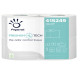 Carta igienica classica Freshen Tech - 2 veli - 300 strappi - diametro 12,2 cm - 9,5 cm x 33,3 mt - Papernet - pacco 4 rotoli