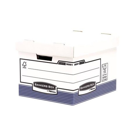 R-Kive Prima - Scatola per archiviazione - per A4, Foolscap - bianco
