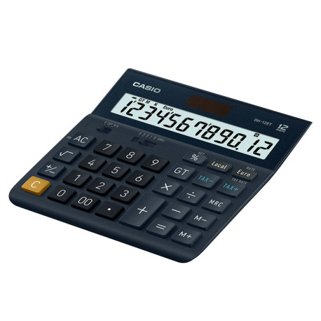 Calcolatrice da tavolo DH-12ET - 12 cifre - blu - Casio