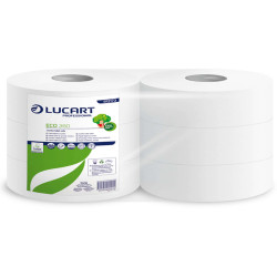 Carta igienica Eco Maxi Jumbo - 2 veli - 16,5 gr - 9,1 cm x 360 mt - diametro 25,5 cm - 360 mt - Lucart