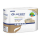 Carta igienica EcoNatural 4.3 Plastic Free - 270 strappi - Lucart - pacco 4 rotoli