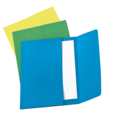 Cartelline a busta - 200 gr - 26 x 34 cm - cartoncino bristol - verde - Cartotecnica del Garda - conf. 25 pezzi